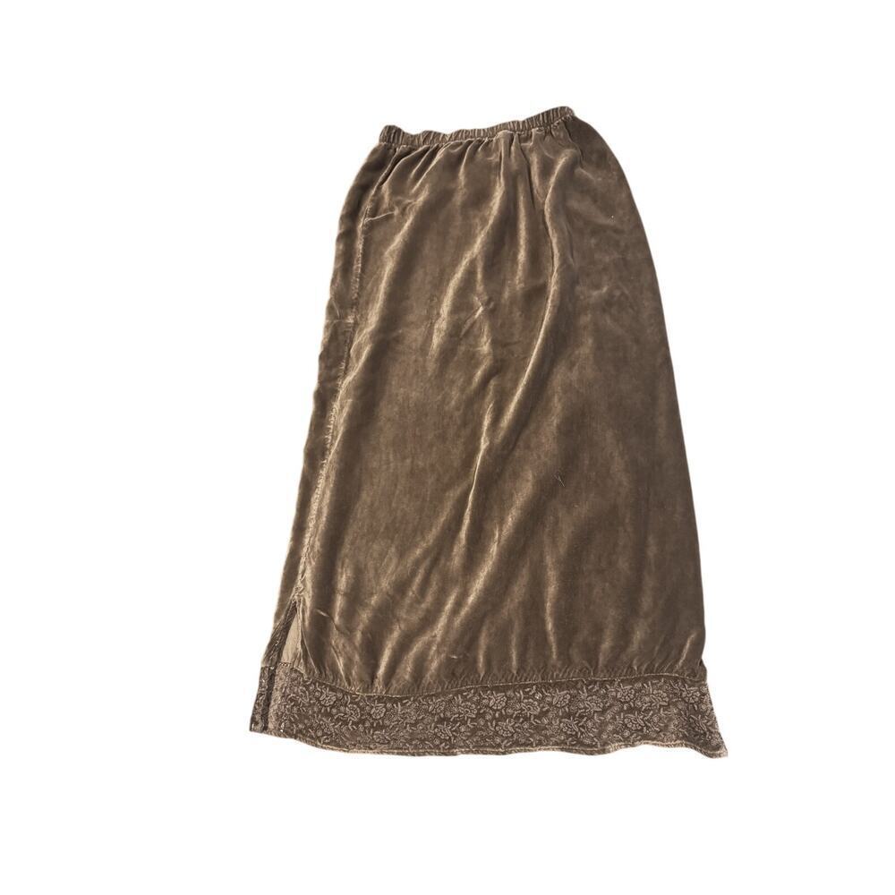 VINTAGE CP SHADES SAUSALITO Velvet Jacket and Matching Skirt in Brown Size S - Picture 5 of 7